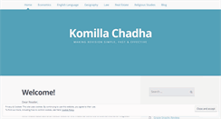 Desktop Screenshot of komillachadha.com
